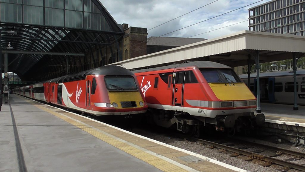 Class 91 at London Kings Cross