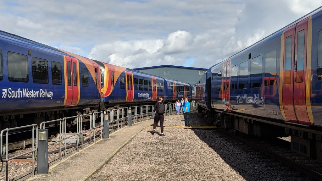 Outside Northam depot