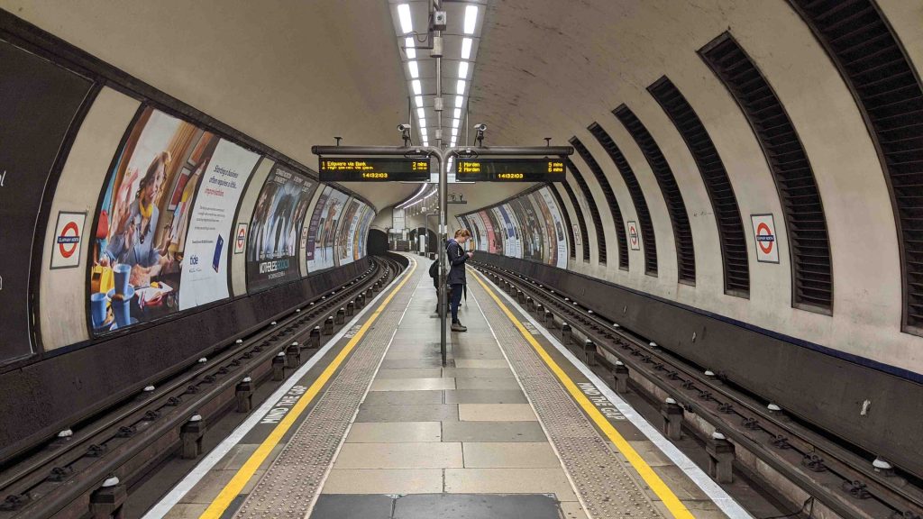 London Underground Island Platform Stations Rail Record