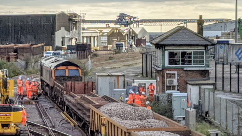 Ballast Train at Newhaven Marine