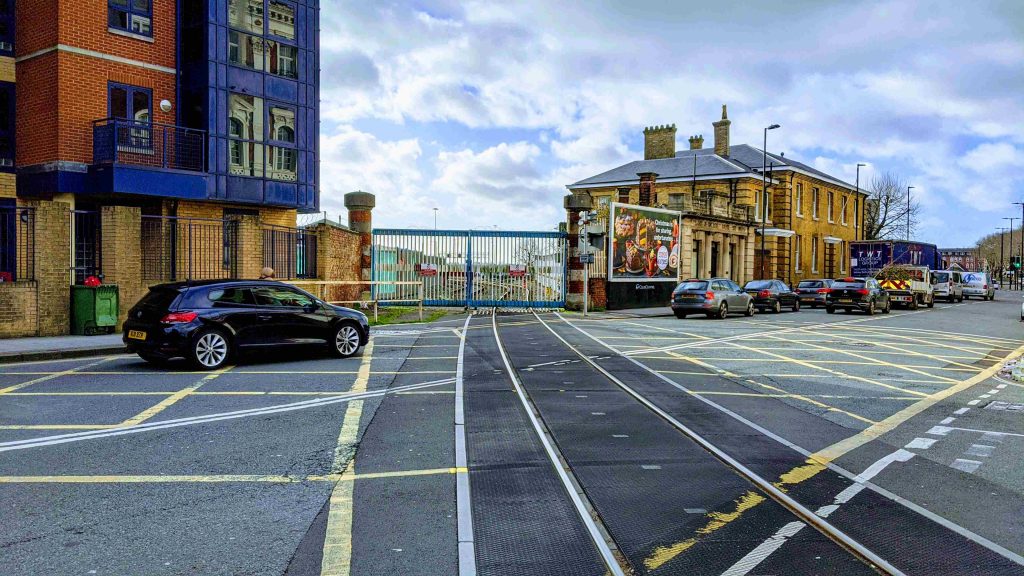 Canute Road Level Crossing