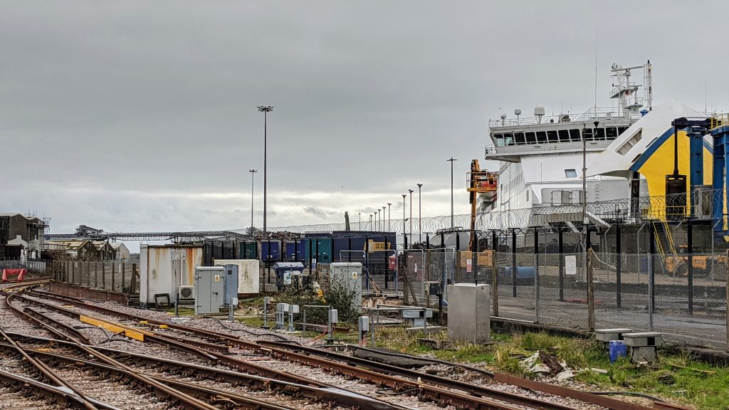 Newhaven Harbour Signal Box Gone