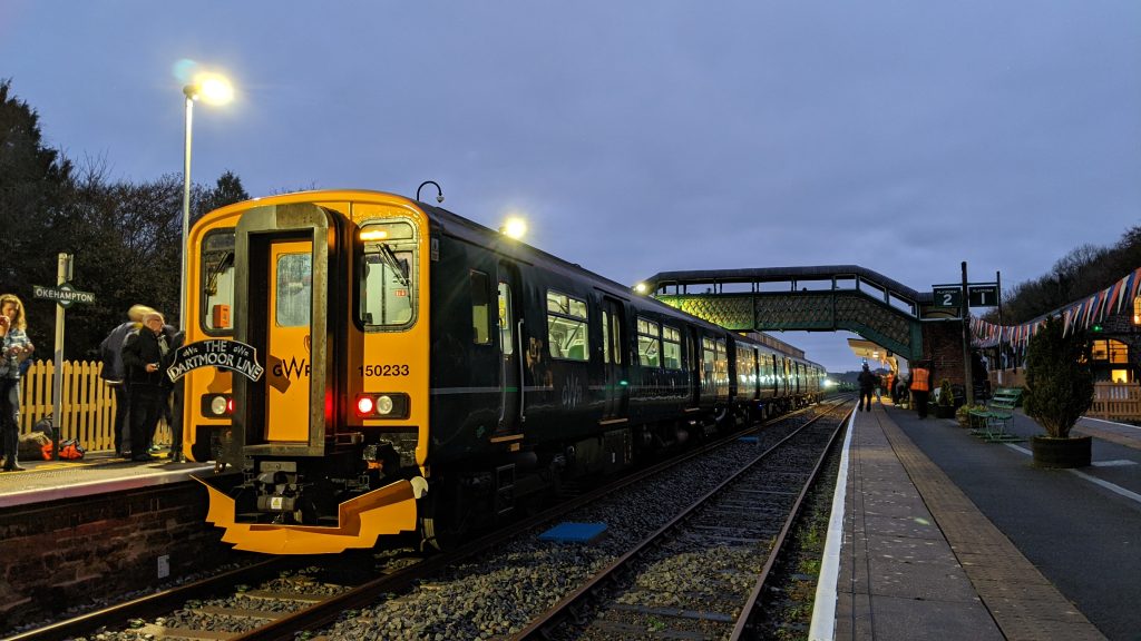 Okehampton First Passenger Train